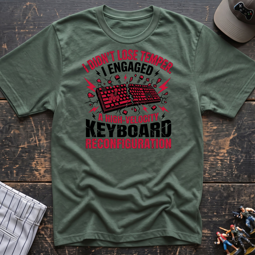 Ragequit keyboard T-Shirt