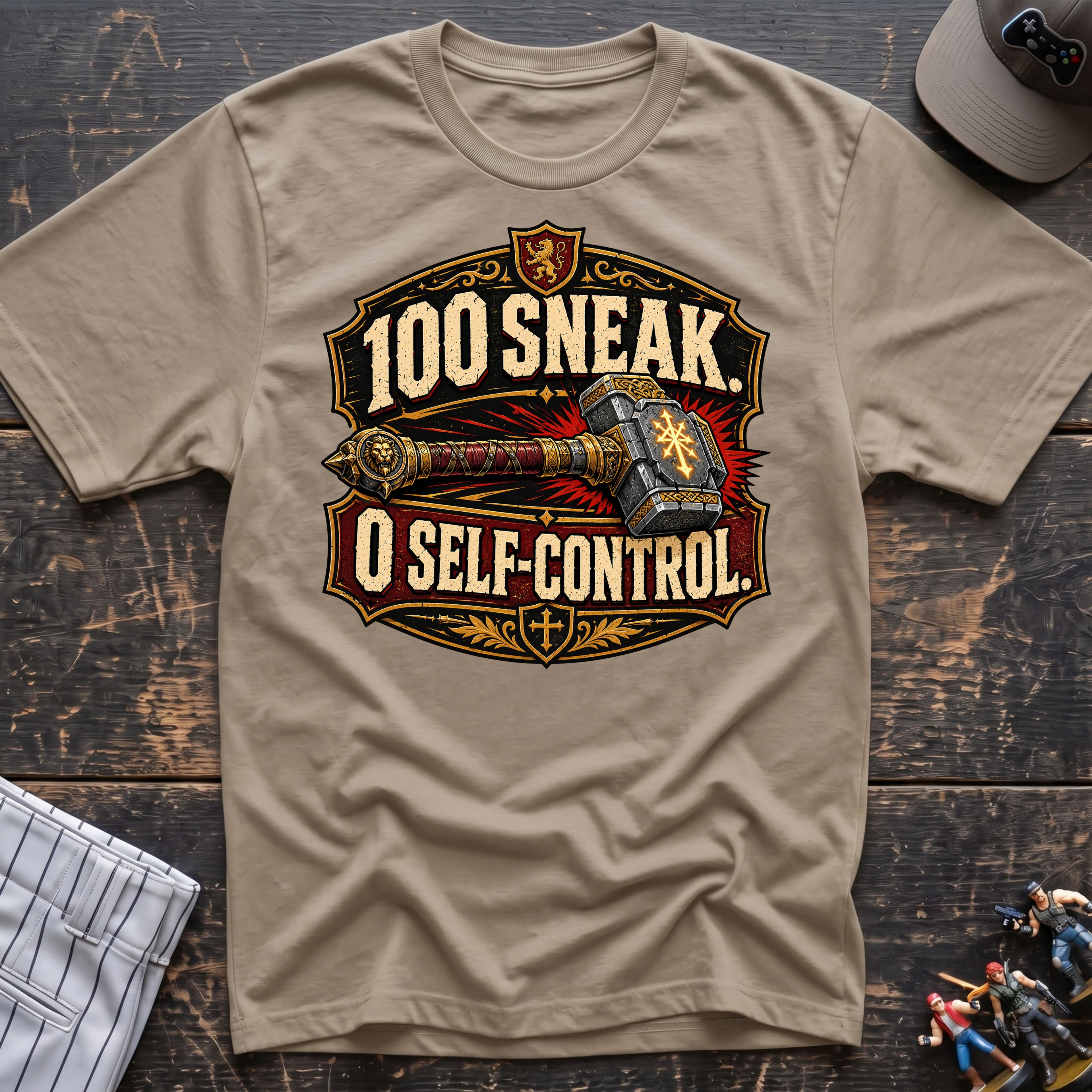 100 sneak 0 self-control T-Shirt