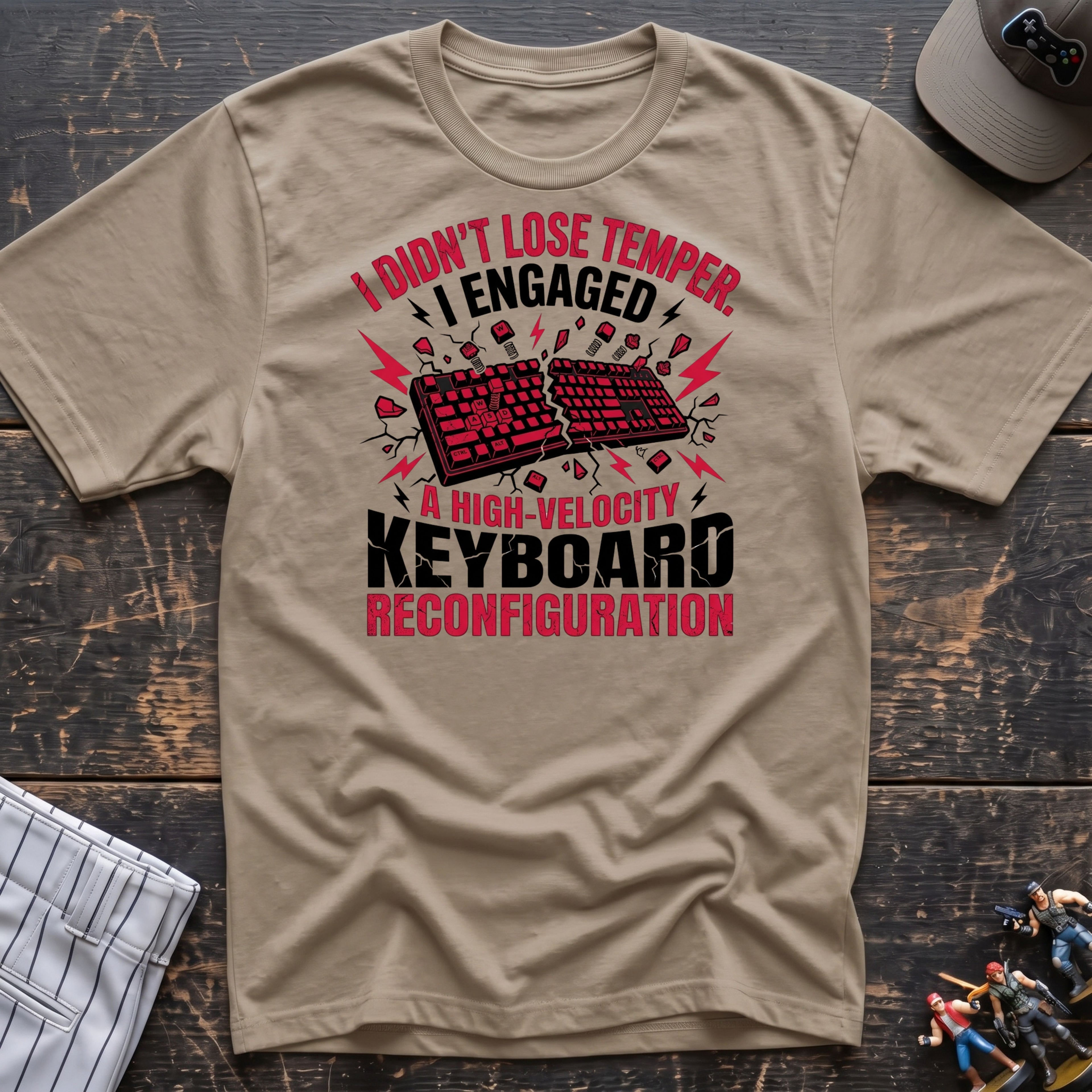 Ragequit keyboard T-Shirt