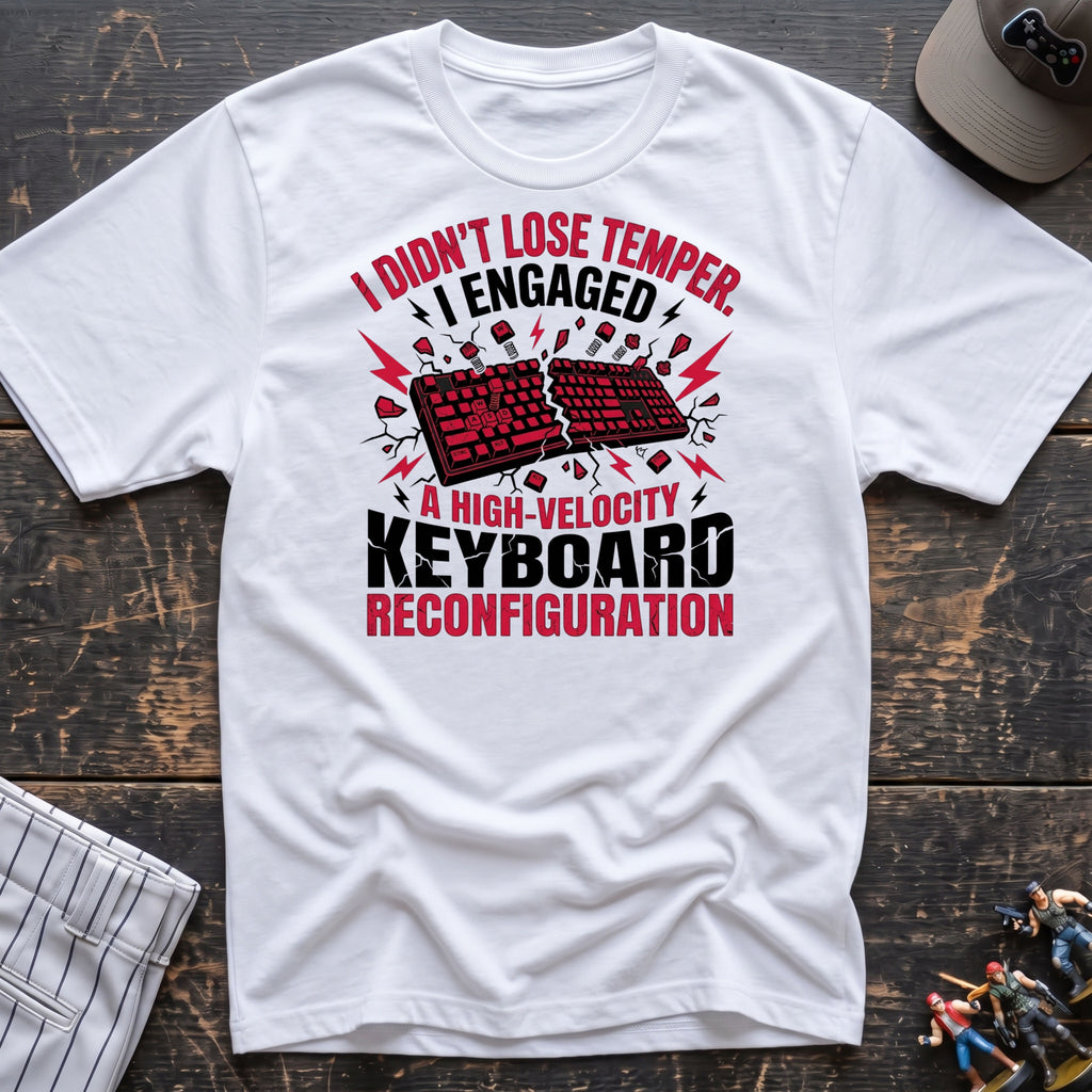 Ragequit keyboard T-Shirt